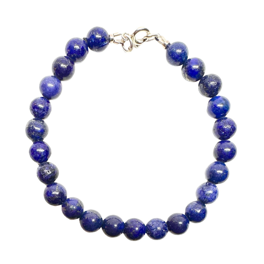 Grosses Lapis Lazuli Mala-Armband (Ø 8 mm) - Atelier Tibet