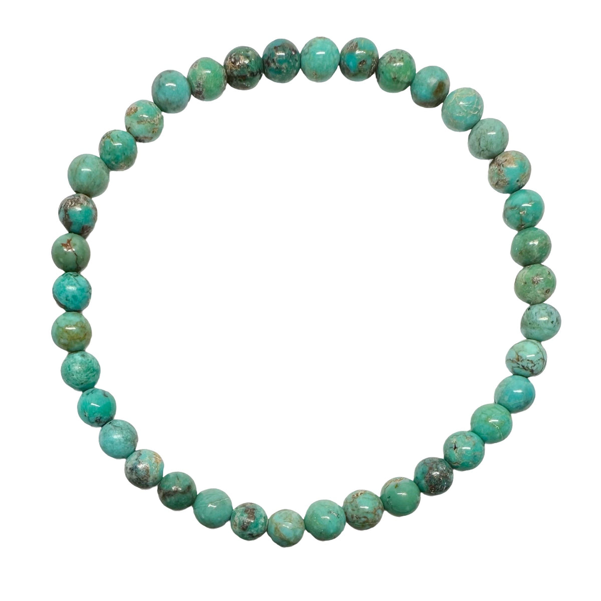 Grosses Tibet Türkis Mala-Armband (Ø 6 mm) - Atelier Tibet