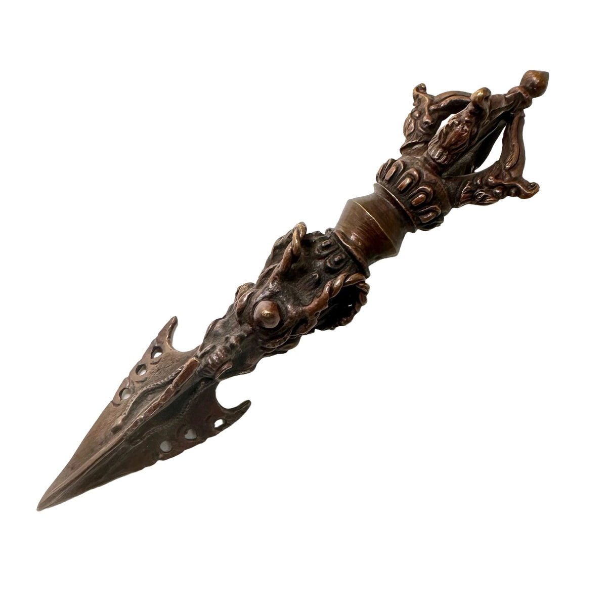 Kleiner Vajra Ritual Dolch aus Kupfer - Atelier Tibet