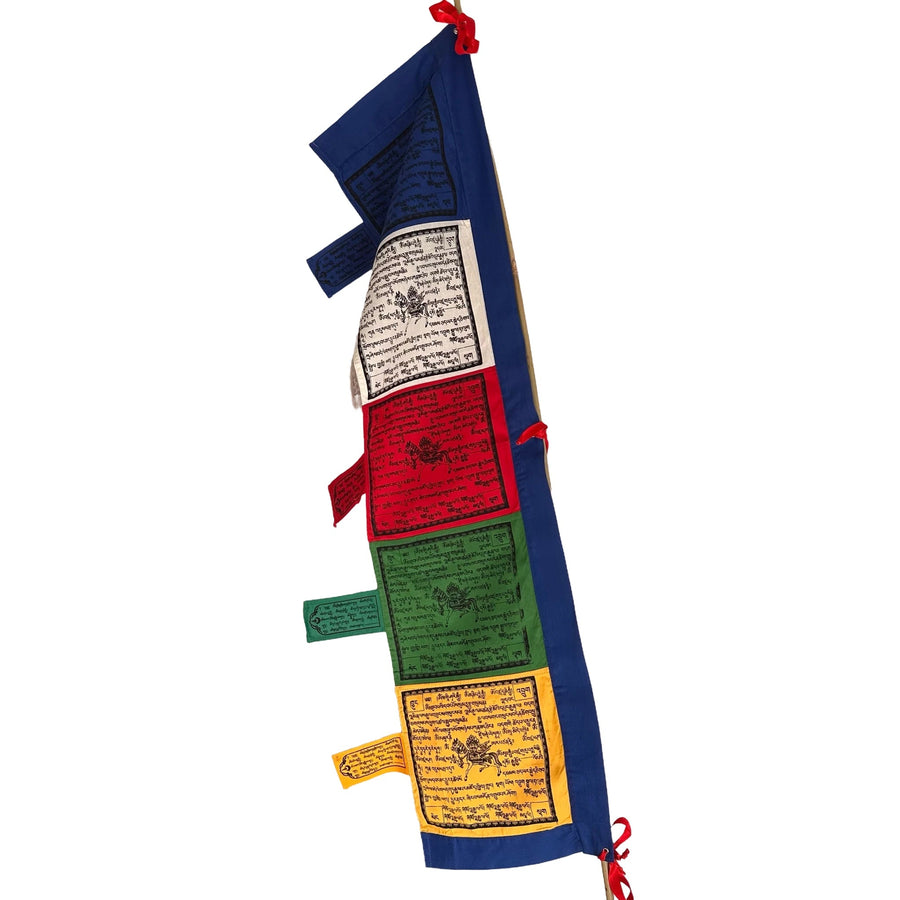 Kleinere vertikale Gebetsfahne für Fahnenmast - Atelier Tibet