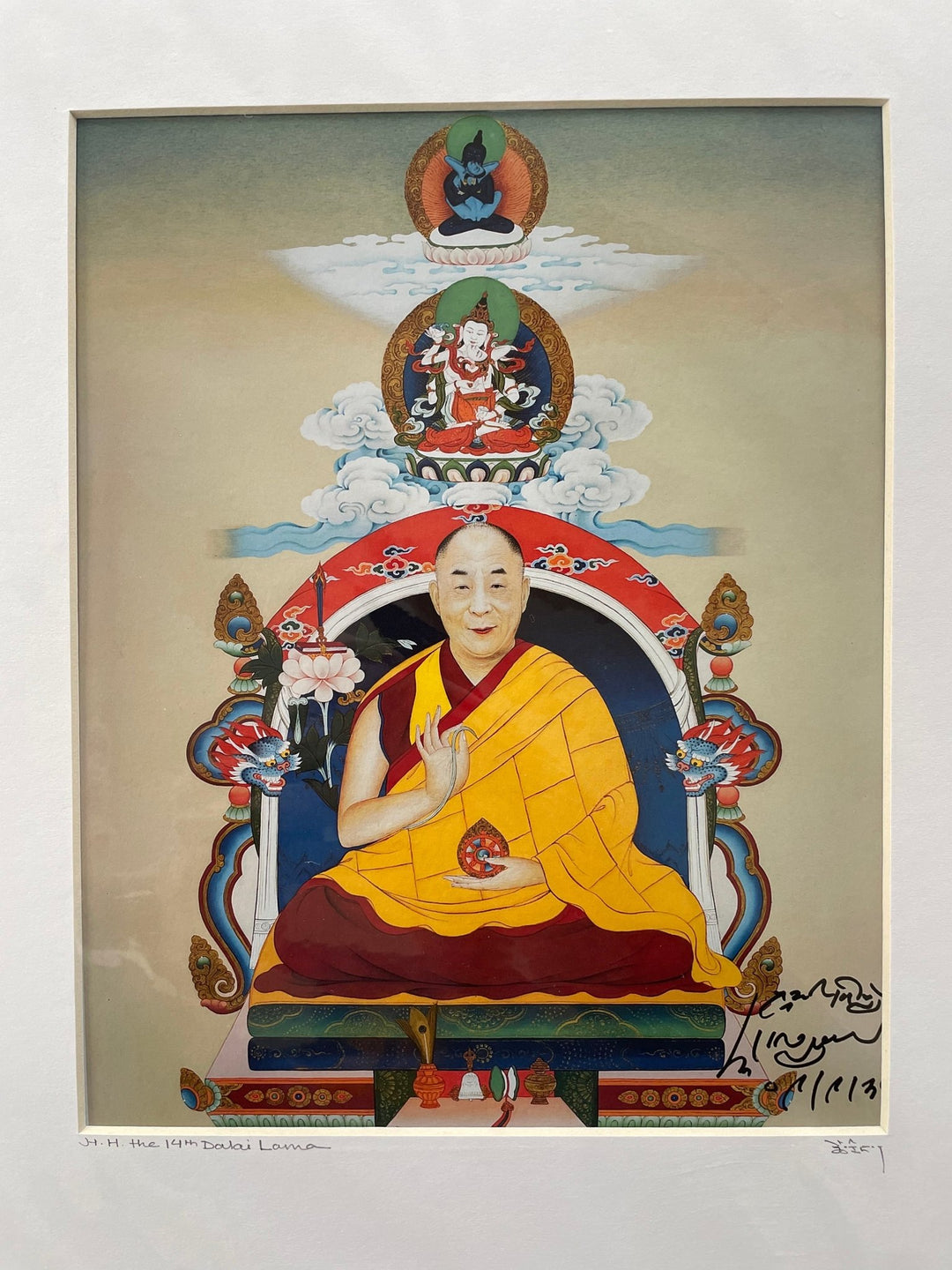 Kundstdruck 'Dalai Lama' - Atelier Tibet