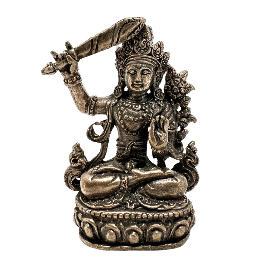 Manjushri Miniatur-Statue (4.3 cm) - Atelier Tibet