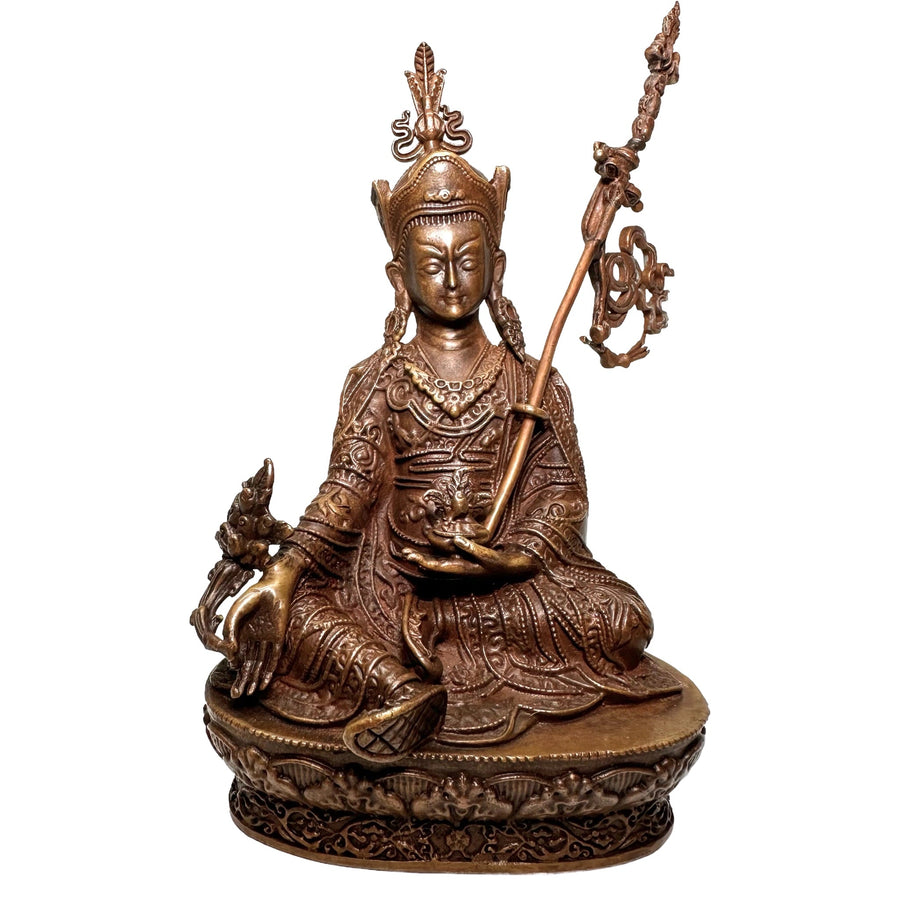 Orgyen Menla Statue aus Kupfer - Atelier Tibet
