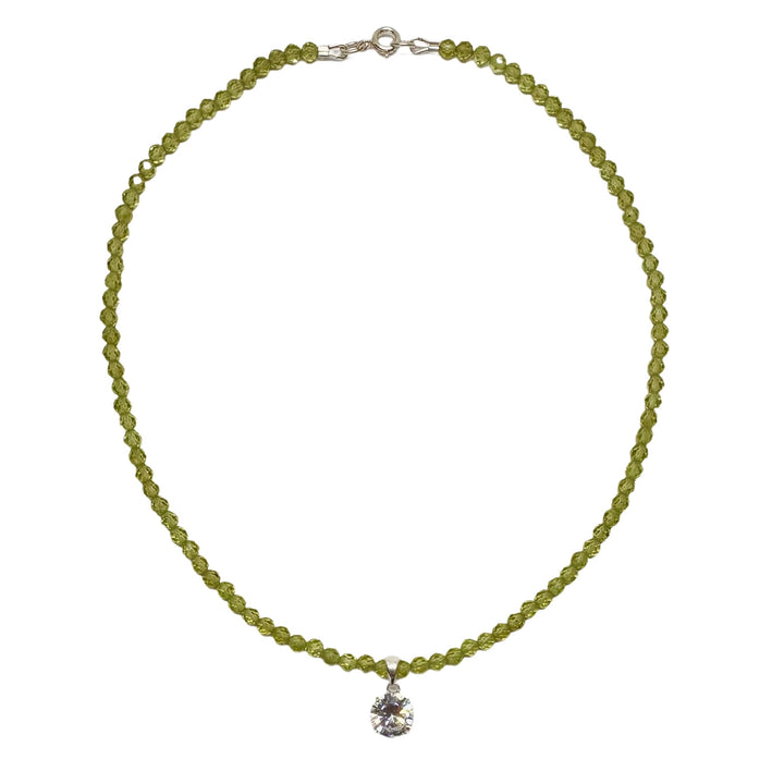 Peridot-Kette mit Anhänger - Atelier Tibet