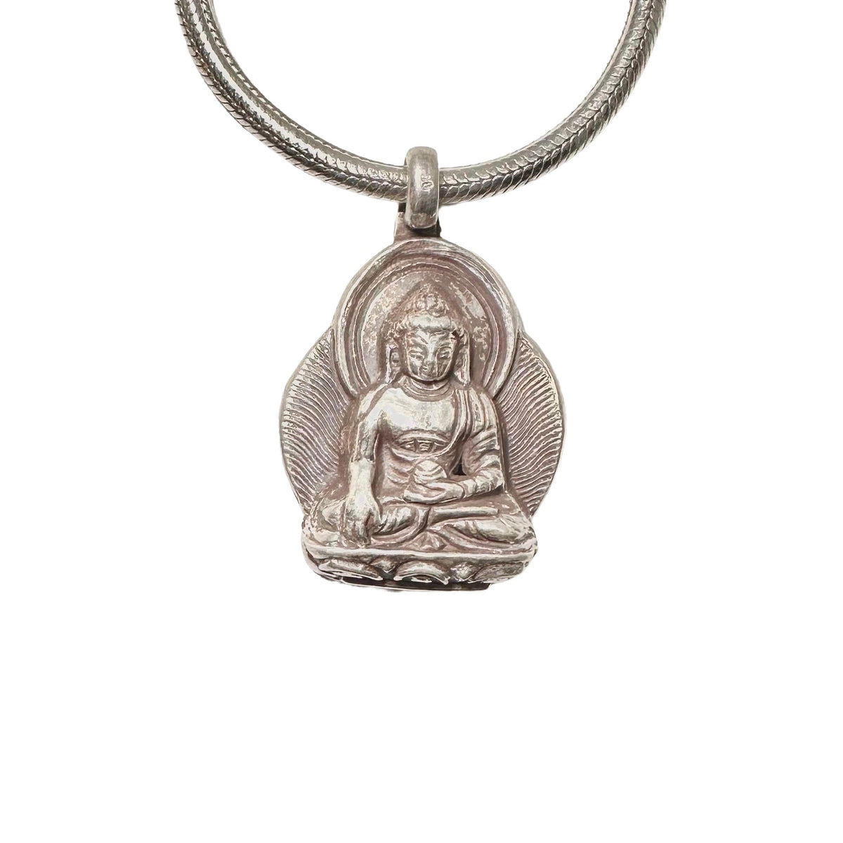 Ratnasambhava Anhänger aus Silber - Atelier Tibet