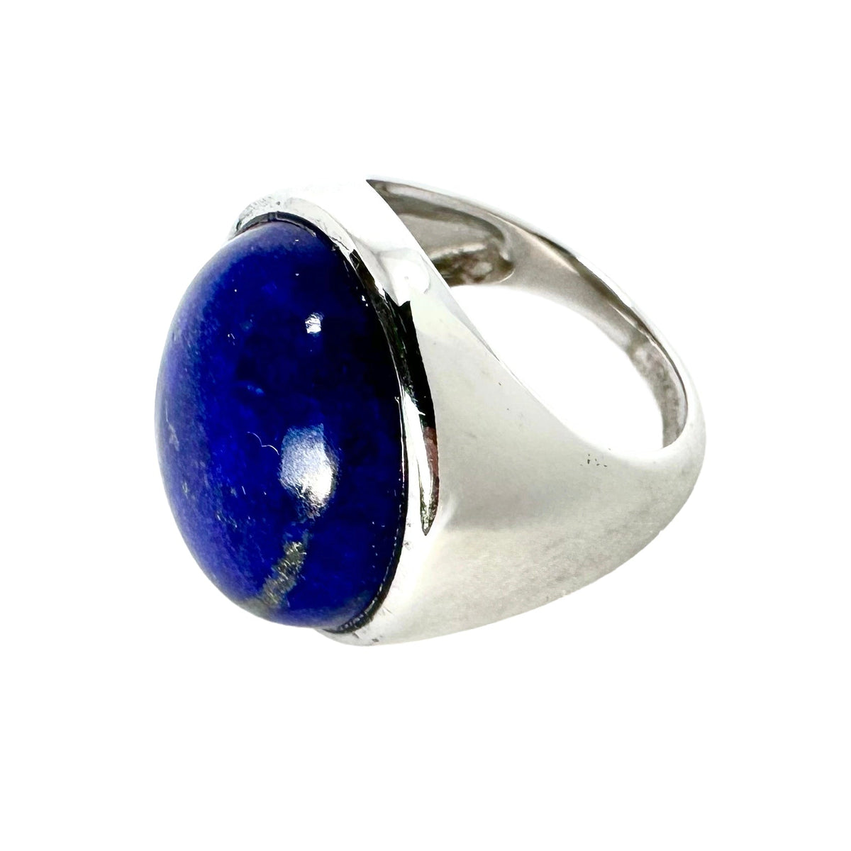 Silberring mit Lapis Lazuli - Atelier Tibet