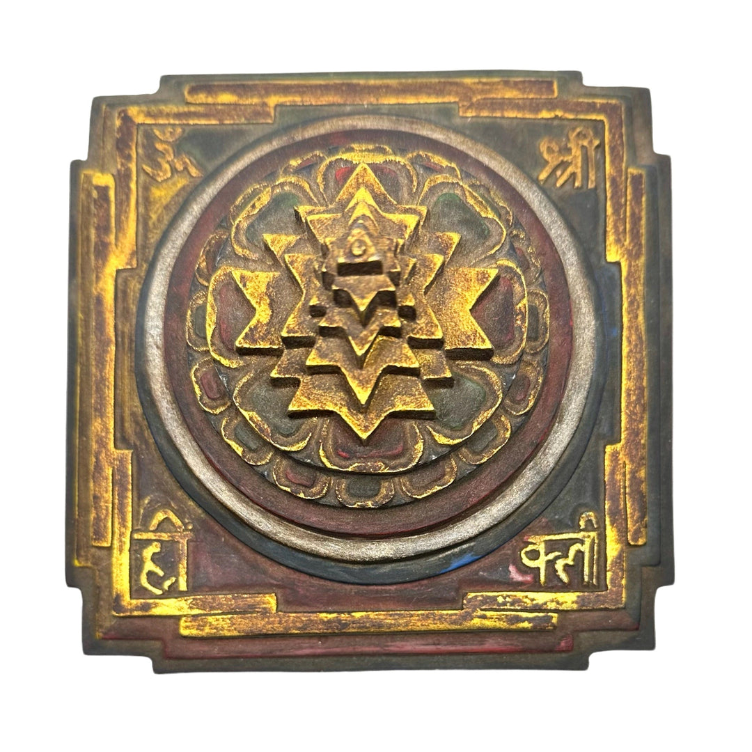 Sri Yantra aus Stein - Atelier Tibet