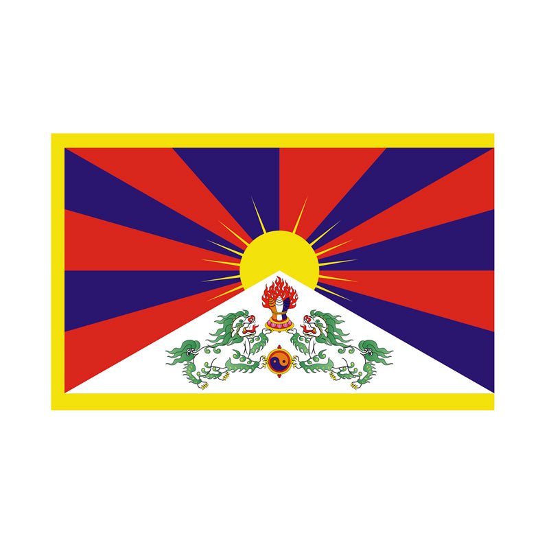 Adesivo «Bandiera del Tibet»