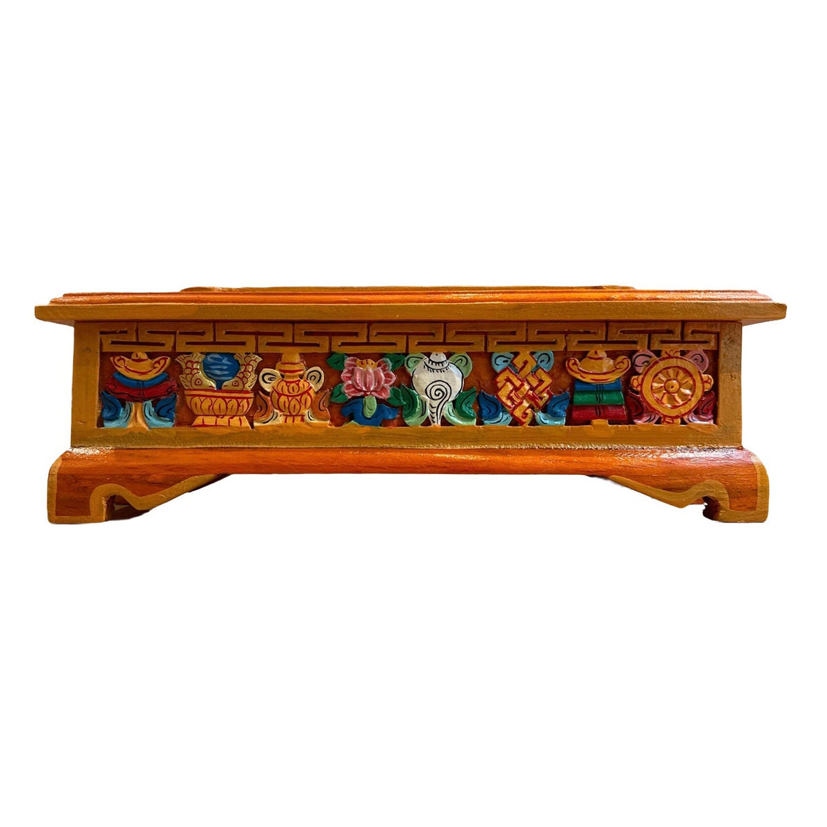 Traditionelles Tibetisches Räuchergefäss mit Glückssymbolen - Atelier Tibet